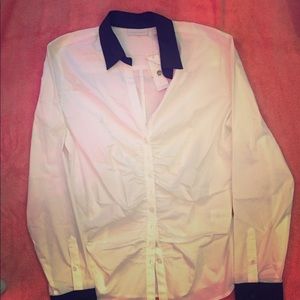 Long sleeve white blouse